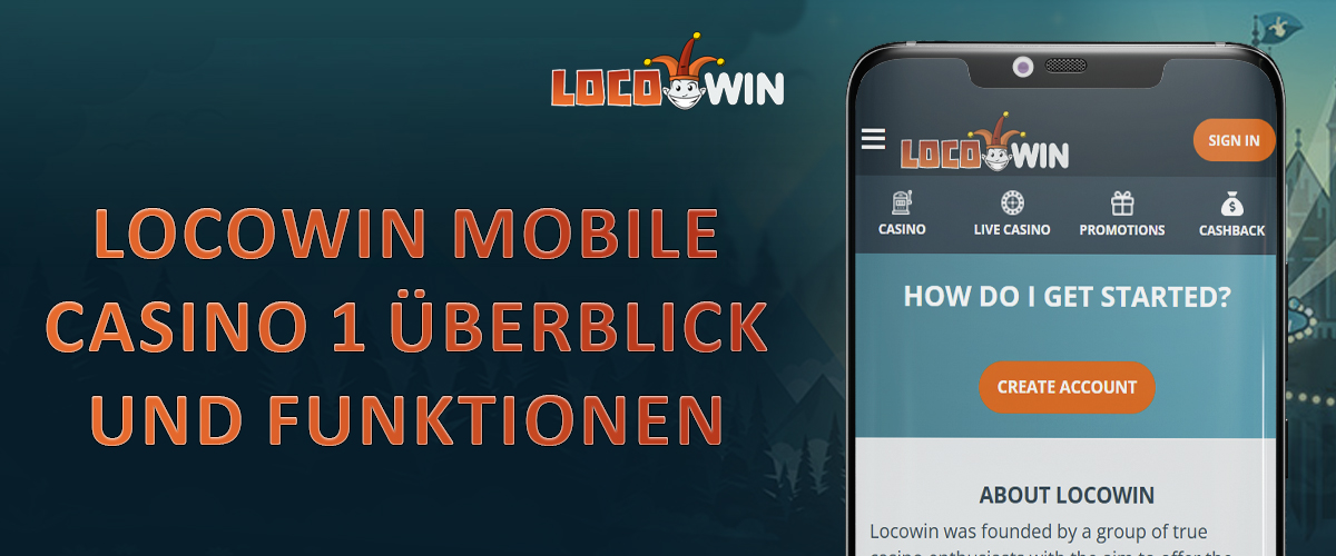 Funktionen der mobilen Locowin-App für iOS und Android