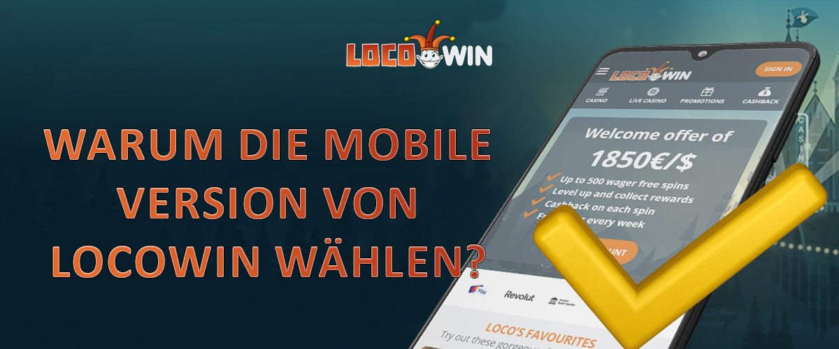 Vorteile des Spielens im Locowin Online-Casino mit dem Handy